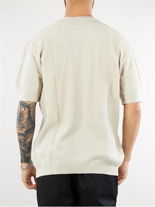 Jacquard cotton sweater Paolo Pecora PAOLO PECORA | Sweater | A029F1001420